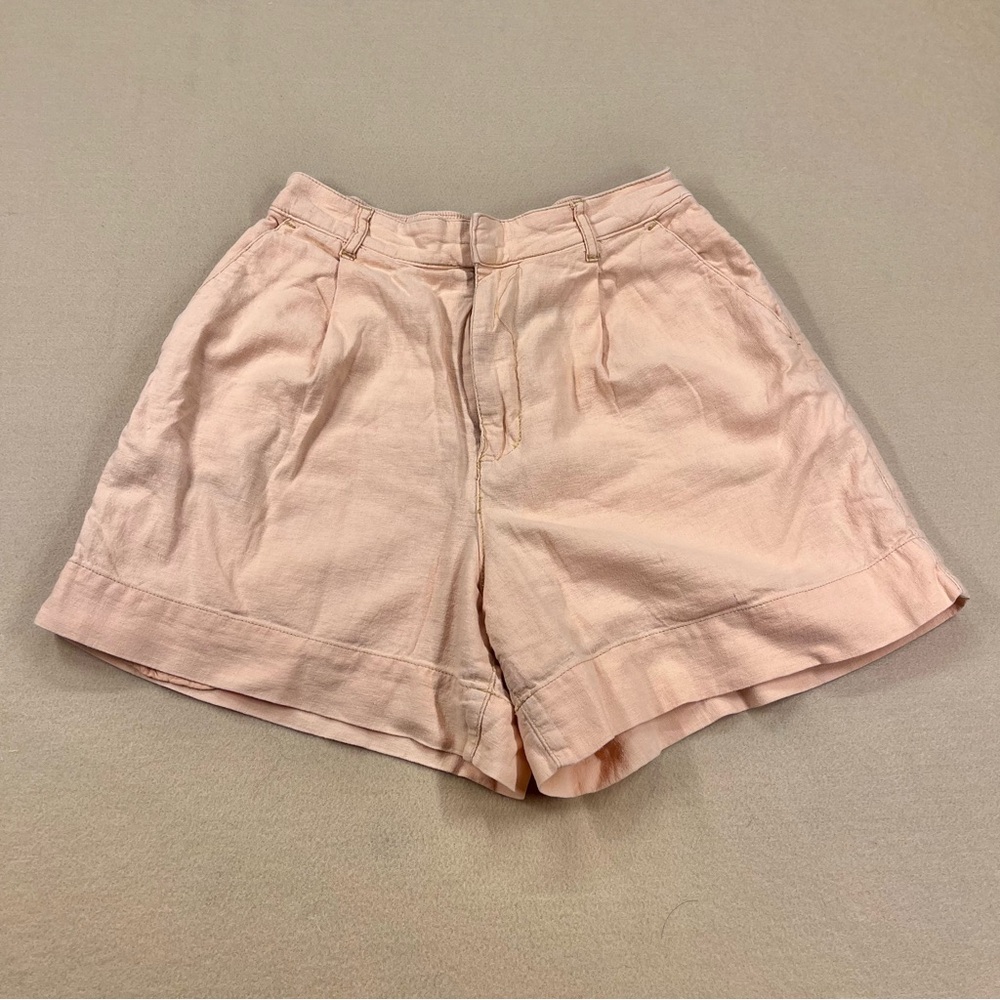 Abercrombie Linen-Blend Tailored Shorts